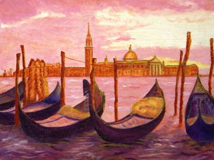Venetiis aurora Huile sur carton entoilé
35 x 27 
250€